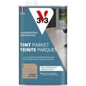 V33 parkettint zijdeglans lichtgrijs 1 l