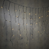 Éclairage de Noël stalactites Luca Lightning 180 LED blancs 3,5 m intérieur/extérieur