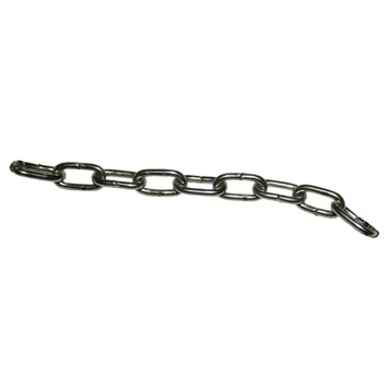 Klokketting vernikkeld 3,5 m
