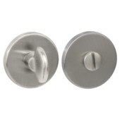 GAMMA vrij-bezet rozet rond RVS look (messing)