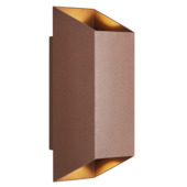 Nordlux wandlamp Nico Square 22 roest