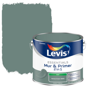 Peinture murale mate Levis Essentials 2,5 L Herbal Green