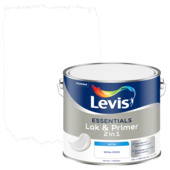 Laque Levis Essentials mate white 2,5 litres
