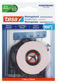 Tesa Powerbond montagetape voor tegels en metaal wit 1500x19 mm