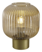 GAMMA tafellamp Sofie amberglas