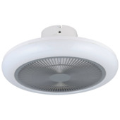 Plafonnier/ventilateur Eglo Kostrena Ø45,5 cm blanc/gris