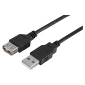 Q-Link USB-A kabel 2.0 verlengkabel 5 meter
