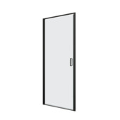 Allibert draaideur Loft Game 90x200 cm zwart/transparant