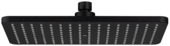 Douche pluie Atlantic Aiden noir 20x30 cm 1 position de jet