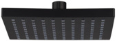 Douche pluie Atlantic Aiden noir 20x20 cm 1 position de jet
