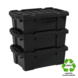 IRIS Powerbox Robuust Opbergbox - 12,5L - 100% Recycled Kunststof - Zwart - Set van 3