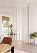 Roomdivider lamel recht wit 15x240 cm 1 stuk