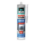 Bison super silicone kit sanitair grijs 300 ml