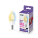 Ampoule flamme E14 WiZ Connected translucide 40 W blanc froid à chaud dimmable