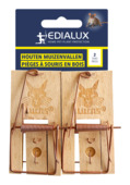 Edialux muizenval luchs op blister 2st