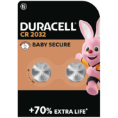 Duracell Batterij CR2032 Lithium-knoopcelbatterij 3V 2 stuks