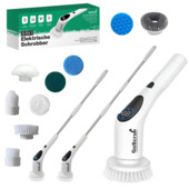 GoScrub accureinigingsborstel Cleaning King V2 met 9 opzetstukken