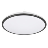 Plafonnier LED Prolight 28 cm 12 W 1050 lm blanc/noir