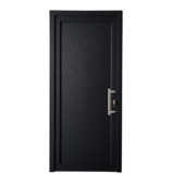 Porte extérieure Esterno E02 PVC anthracite/blanc 218x98 cm droite