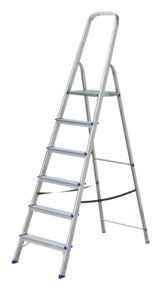 Starcko aluminium trapladder 6 treden