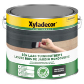 Xyladecor Tuinhoutbeits in 1 laag grafietzwart 2,5 liter