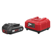 Batterie 20 V 2,0 Ah et chargeur rapide Skil 3116AA