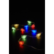 Éclairage 10 leds multi color sur piles intérieur