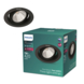 Philips inbouwspot LED Pomeron SceneSwitch 1x7W 2700K zwart