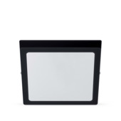  Plafonnier carré noir Philips Magneos LED 21x21cm 12W noir