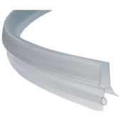 Lafiness douchestrip voor kwartronde deur 4-5 mm x 110 cm
