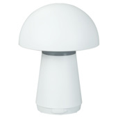 Lampe de table sans fil Mush LED 3 W blanc rechargeable via USB