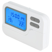 Thermostat numérique programmable Sanivesk Aruba 2AA blanc