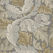 Papier peint intissé William Morris at Home Acanthus naturel (dessin 124226)