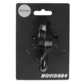 Bague à crochet  Ø 27 mm pour tube noir