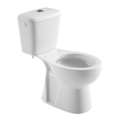 OK duobok toilet met  CA vloeraansluiting zonder zitting