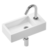 Atlantic handenwasserset Billy wit rechts