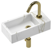 Atlantic handenwasserset Billy marmer rechts