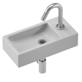 Atlantic handenwasserset Billy greige rechts