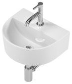 Atlantic handenwasserset Joe halfrond wit