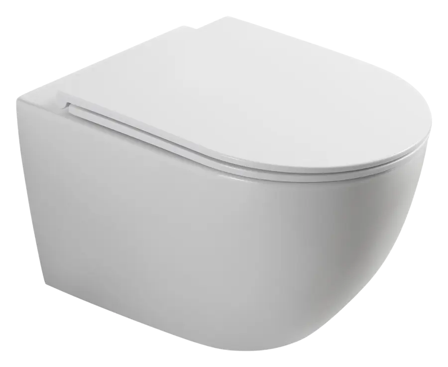 Atlantic hangend toilet Rick wit