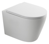 Atlantic hangend toilet Joey mat wit