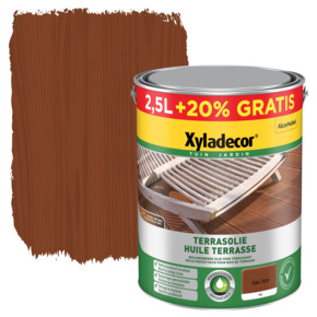 Xyladecor terrasolie teak 2.5 + 0.5 L