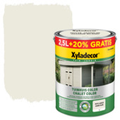 Xyladecor Tuinhuis Color jasmijn wit 2,5 L +0,5 L