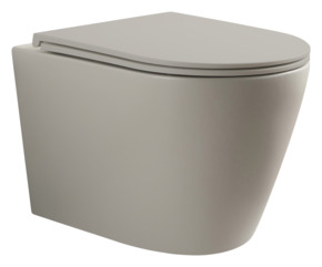 Atlantic hangend toilet Joey mat greige