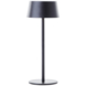 Lampe de table extérieure sans fil Brilliant Picco noir rechargeable via USB