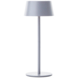 Lampe de table extérieure sans fil Brilliant Picco gris rechargeable via USB