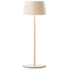 Lampe de table extérieure sans fil Brilliant Jona beige rechargeable via USB