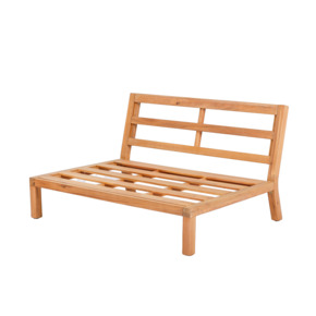 Banc palette Wakefield Lina acacia 120x94x68,5 cm