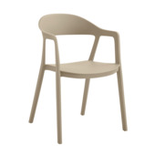 Tuinstoel Gili zand kunststof