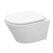 WC suspendu compact Atlantic Dayo blanc